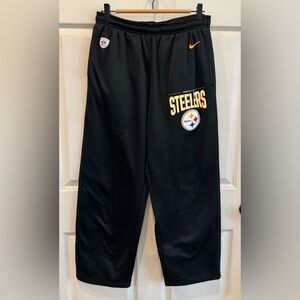 Pittsburgh Steelers Men’s Black Nike On Field Therma Fit Pants NFL Size Large